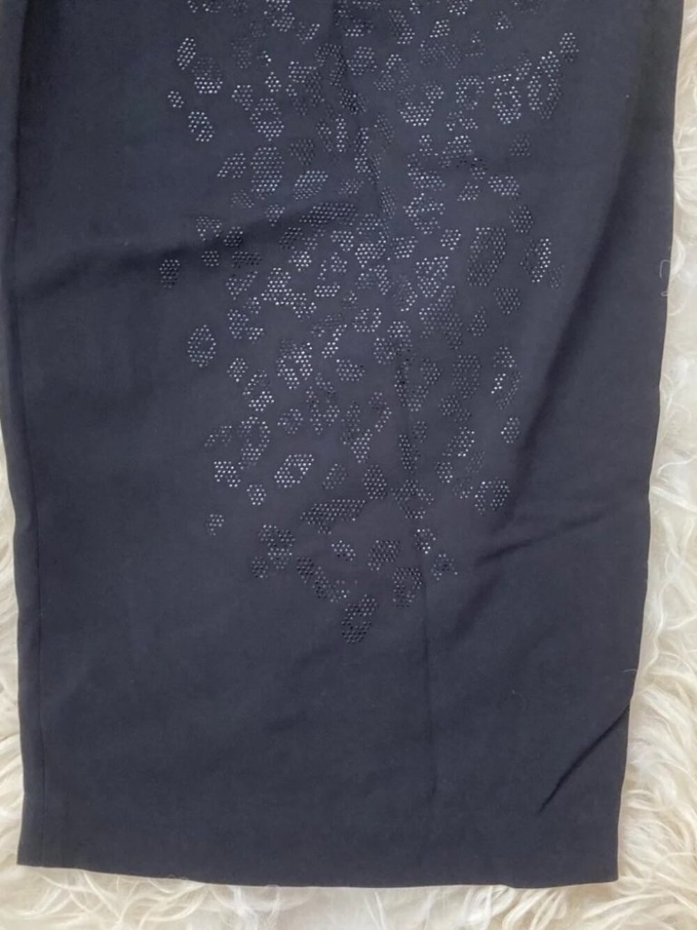 A.L.C. Crystal Embellishments Knee-Length Skirt 1600 - Picture 8 of 9